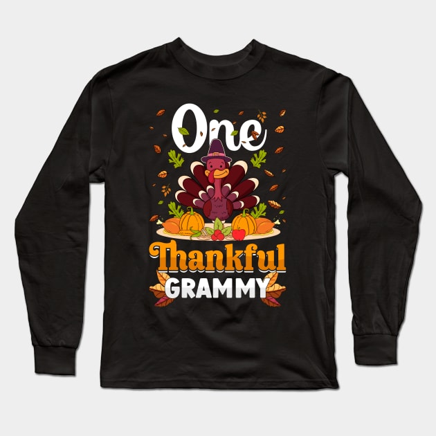 Thanksgiving day November 24 One thankful grammy Long Sleeve T-Shirt by ahadnur9926